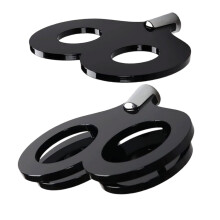 User Friendly Acrylic Weapons Stand For Safe Role Playing-Black