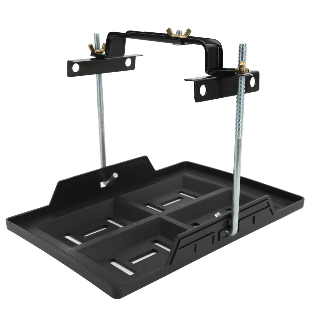 Sturdy Abs Metal Car Battery Tray Bracket Set For 27-31 Series 6941363483342