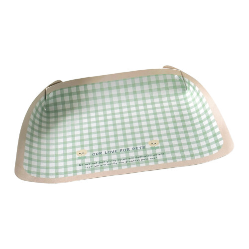 Waterproof Oil Resistant Pet Feeding Mat NonSpill-Green