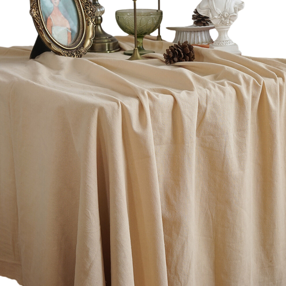 Neutral Tone Linen Tablecloth Enhances-70*70cm Dark Khaki-image-OPC-PN6JHWF-NEW