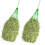 2pcs Horse Hays Net Mesh Pattern Regulates Eating Speed-Green 1