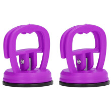 Lila 2er-Set Saugnapf-Zieher 5,6 5,6 cm