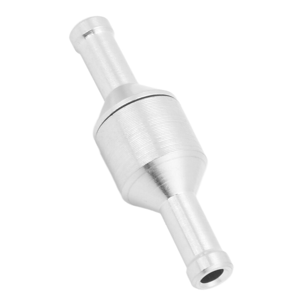 Aluminium Alloy Nonreturn Check Valve 6Mm For Fuel Oil Water Silver 7671363482722