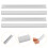6Pcs Durable PVC Radiator Pipe Covers White Decorative Water Guards 3