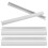 6Pcs Durable PVC Radiator Pipe Covers White Decorative Water Guards 4