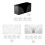 Practical Paper Towel Rack Nonslip Kitchens Counter-White 2