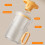 Adjustable Pressure Spring Yogurt Strainer With Fine Net-White 2