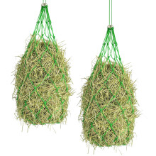 2 stuks Horse Hays Slow Feeders-tassen Mesh-ontwerp-Groente