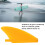 Longboard Fin PVC Large Tail Fin Replacement for Paddle Surfboards 9