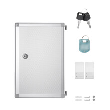 Industrial Key Storage Cabinet Wall Mounted Aluminum-24 bits