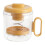 Yogurt Cheese Dessert Maker Adjustable Pressure-orange color 1