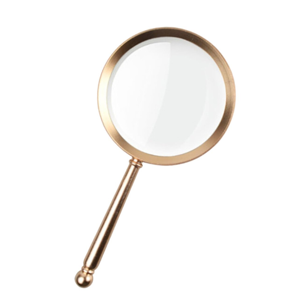 Handheld Magnifying Glass Portable Lightweight Frame Magnifier For Elder Reading Books Newspapers Inspection