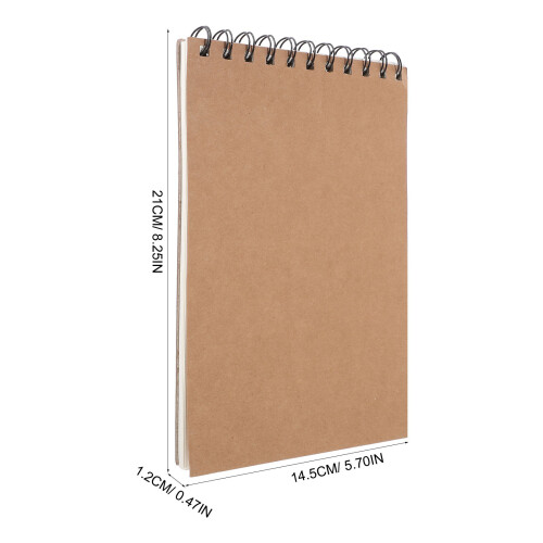 taccuino a5 in kraft con copertina per e 2