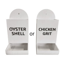 Gravities Food Dispenser 3D Print Home Decors Pet Feeding-White