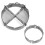 Gaskochfeld-Windschutz Winddichter-Ring 10 cm/3,9 Zoll 3