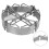 Gaskochfeld-Windschutz Winddichter-Ring 10 cm/3,9 Zoll 5