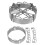 Gaskochfeld-Windschutz Winddichter-Ring 10 cm/3,9 Zoll 15