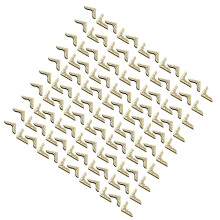 150 Unidades 15 Mm Cantoneiras De Metal Para Proteção De Canto