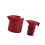 Upsides Down Leak proof Wine Stopper Silicone Plug-Burgundy 1