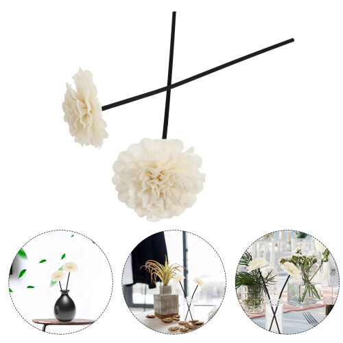 2Pcs Diffuser Flower Sticks Aromaterapi Flyktiga Stavar 2