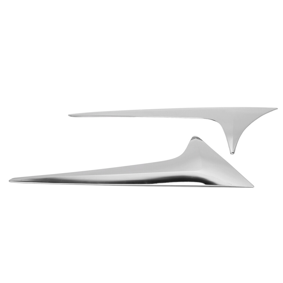 2Pcs Chrome Rear Side Window Spoiler For Mazda Cx-5 2017-2021 7671363485877