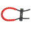 Adjustable Red Archery Wrist Rope Polyester Strap 23cm x 7.5cm 5