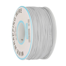 Einadriger Kupferdraht 30AWG 0.25mm Kern weiß für DIY Elektrik- und Verdrahtungsaufgaben