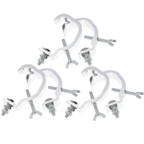 6 Pcs Aluminiumlegering Trässeklämmor Hängfångar För