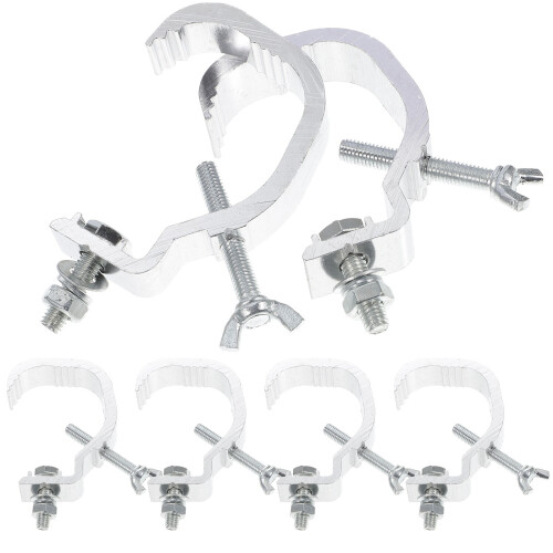 6 Pcs Aluminiumlegering Trässeklämmor Hängfångar För 2