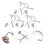 6 Pcs Aluminiumlegering Trässeklämmor Hängfångar För 5