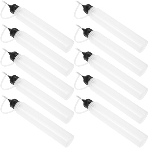 10Pcs Nåltipspåsar Tryckflaskor För Lim