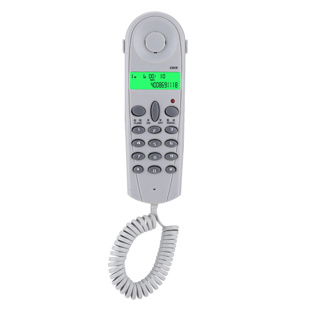 Wired C019 Phone Line Tester With Fsk/Dtmf Caller Id Grey White 6941363488705