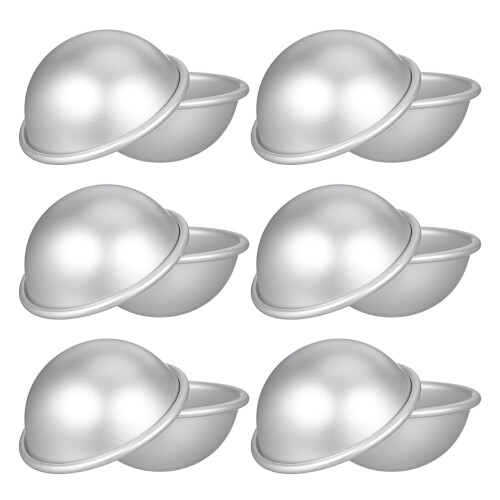 12Pcs Badsaltsmössar Halvcirkelkulor Form Av Aluminiumlegering