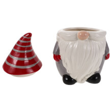 Christmas Cookie Jar Ceramic Container With Lid For Holiday Treats
