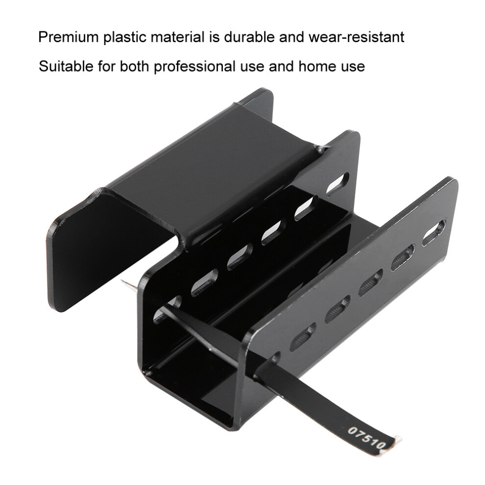Black False Eyelash Tweezers Stand Holder Rack - Durable Plastic