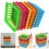 6Pcs Small Plastic Pencil Baskets Desk Organizers Storage Trays 11