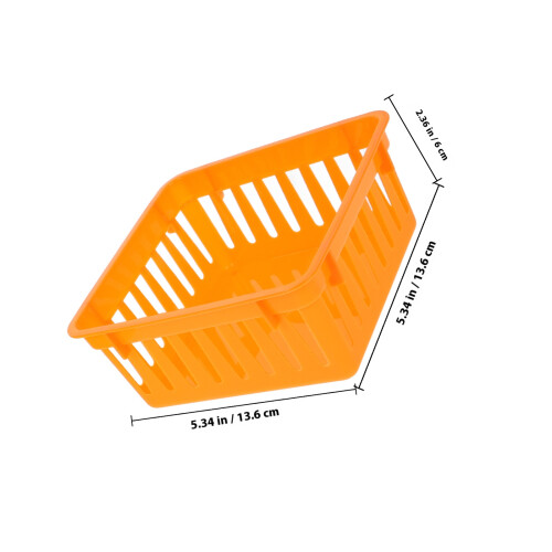 6Pcs Small Plastic Pencil Baskets Desk Organizers Storage Trays 1