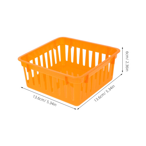 6Pcs Small Plastic Pencil Baskets Desk Organizers Storage Trays 2
