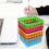 6Pcs Small Plastic Pencil Baskets Desk Organizers Storage Trays 6