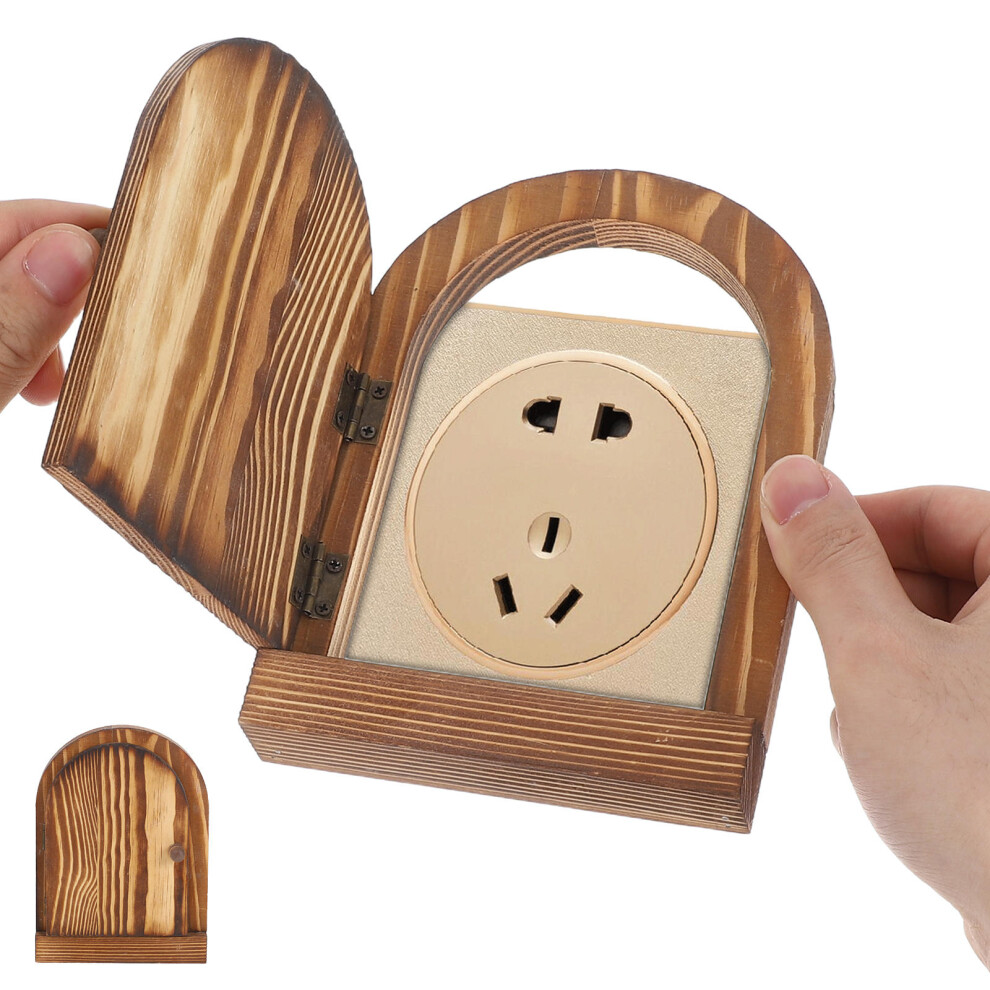 Fairy Door Outlet Cover: Wooden Self Adhesive Switch Guard 3523300056784