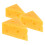 3 Pcs Artificial Triangle Cheese Models For Kitchen Bakery Display 9