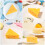 3 Pcs Artificial Triangle Cheese Models For Kitchen Bakery Display 8