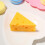3 Pcs Artificial Triangle Cheese Models For Kitchen Bakery Display 5