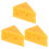 3 Pcs Artificial Triangle Cheese Models For Kitchen Bakery Display 11