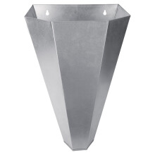 Metal Poultry Handling Cone With Stable Flat Back For Secure