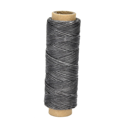 50 Meter/Rolle 150D/16 gewachster Faden - dunkelgrau 1