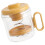 Adjustable Pressure Spring Yogurt Strainer With-orange color 1
