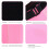 HISEA 3MM Pink Snorkeling Socks with Adjustable Hook Loop Design 16