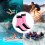 HISEA 3MM Pink Snorkeling Socks with Adjustable Hook Loop Design 7