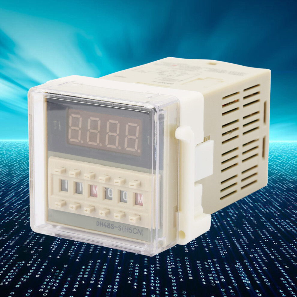 O111rom Dh48s S-2Z Digital Delay Relay 0.1S-99H 12Vac/Dc 7671363493513